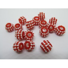 Seedbead Covered Beads